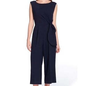 Classy Side Tie Navy Jumpsuit